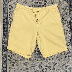 Ralph Lauren Light Yellow Men's Flat Front Shorts